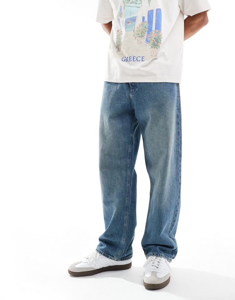 картинка Синие мешковатые джинсы Jack & Jones alex от магазина Одежда+