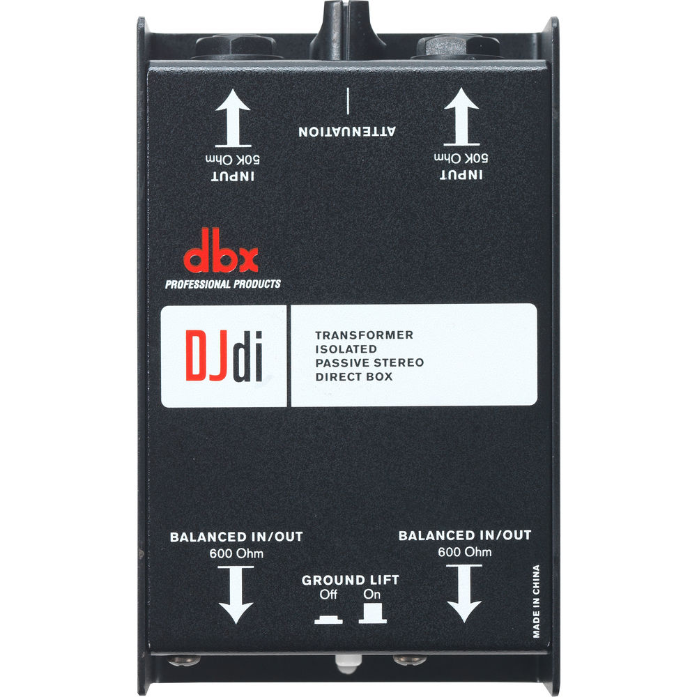 картинка Директ-бокс dbx DJdi 2-Channel Passive Direct Box DJDI от магазина Одежда+
