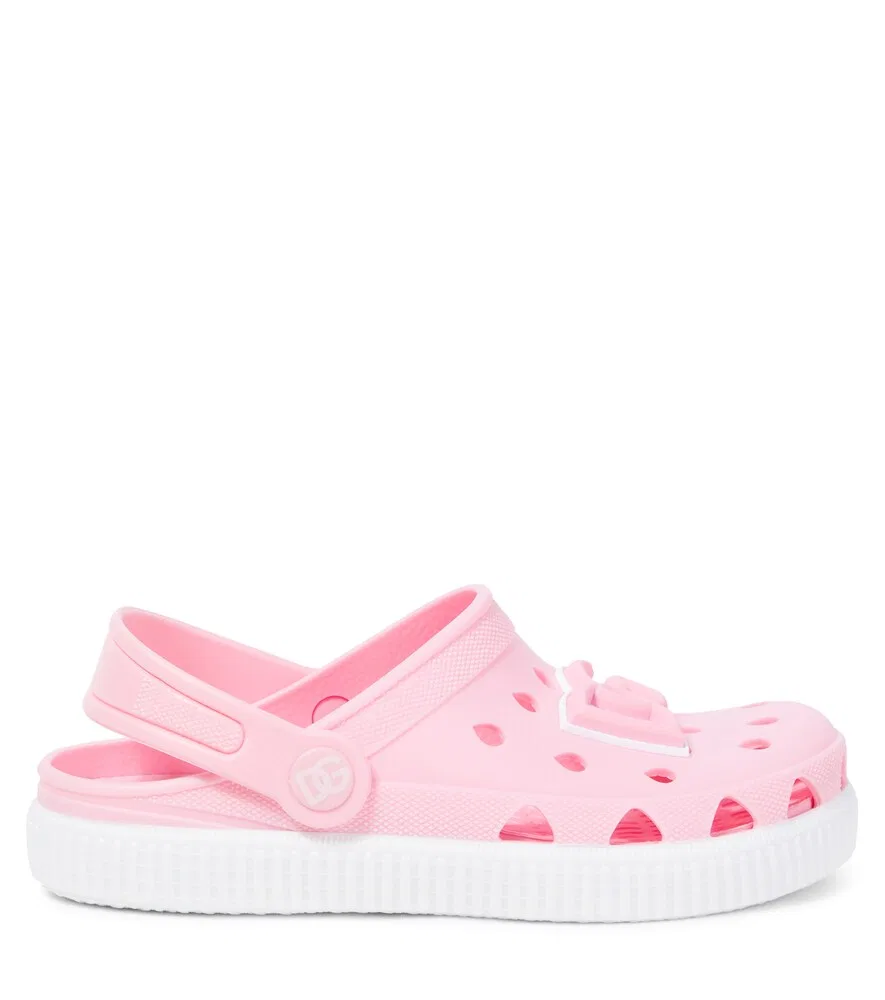 картинка Сабо с ремешком на пятке Dolce&Gabbana Kids, розовый от магазина Одежда+
