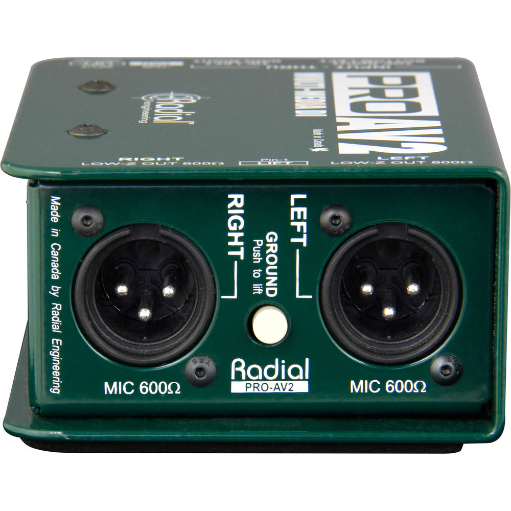 картинка Директ-бокс Radial Engineering ProAV2 Passive Stereo Multimedia R800 1115 от магазина Одежда+