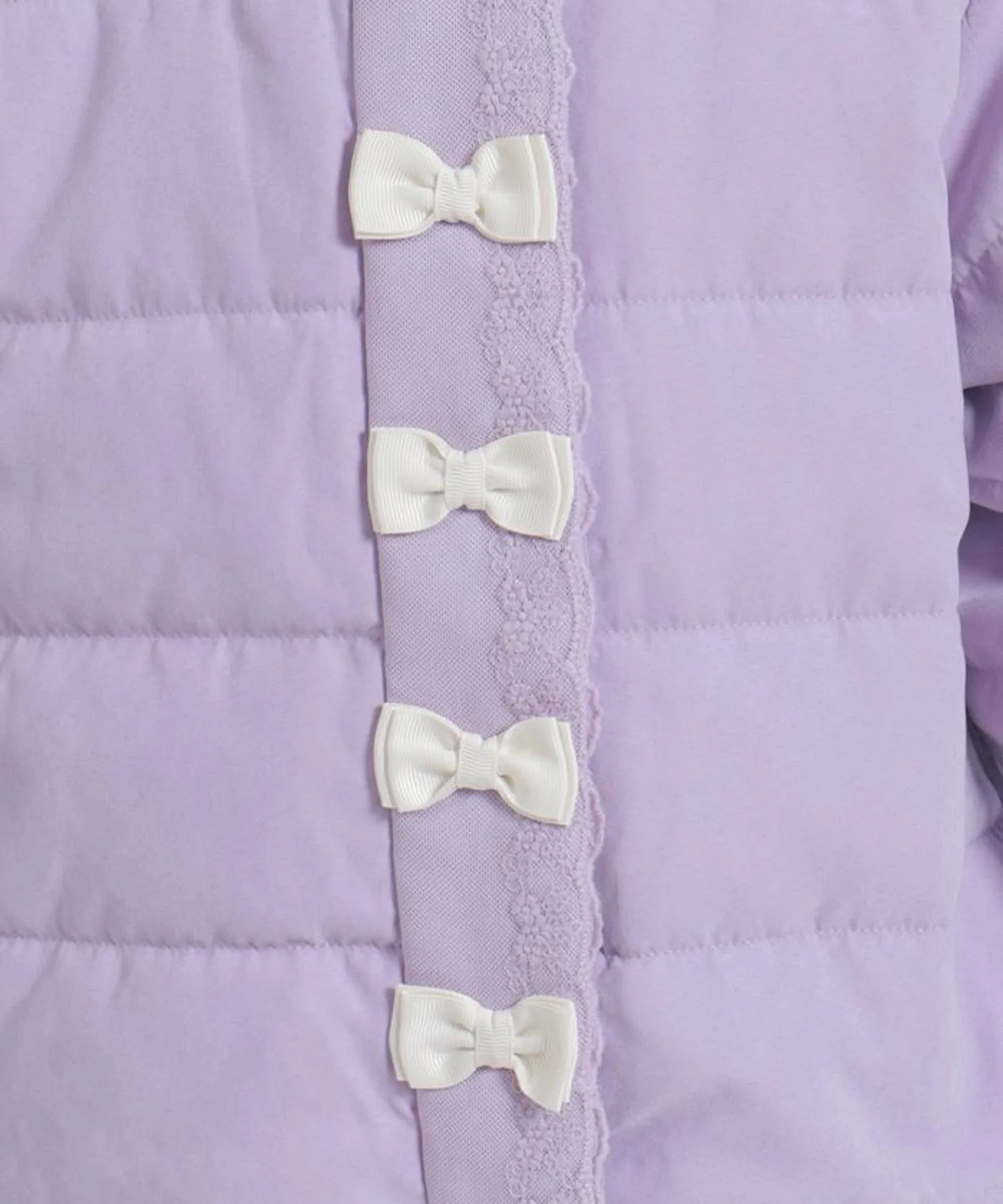 картинка Много лент на пальто Axes femme kids, Lavender от магазина Одежда+