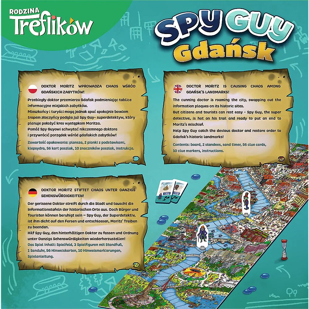 картинка Настольная игра Spy Guy Gdańsk Trefl от магазина Одежда+