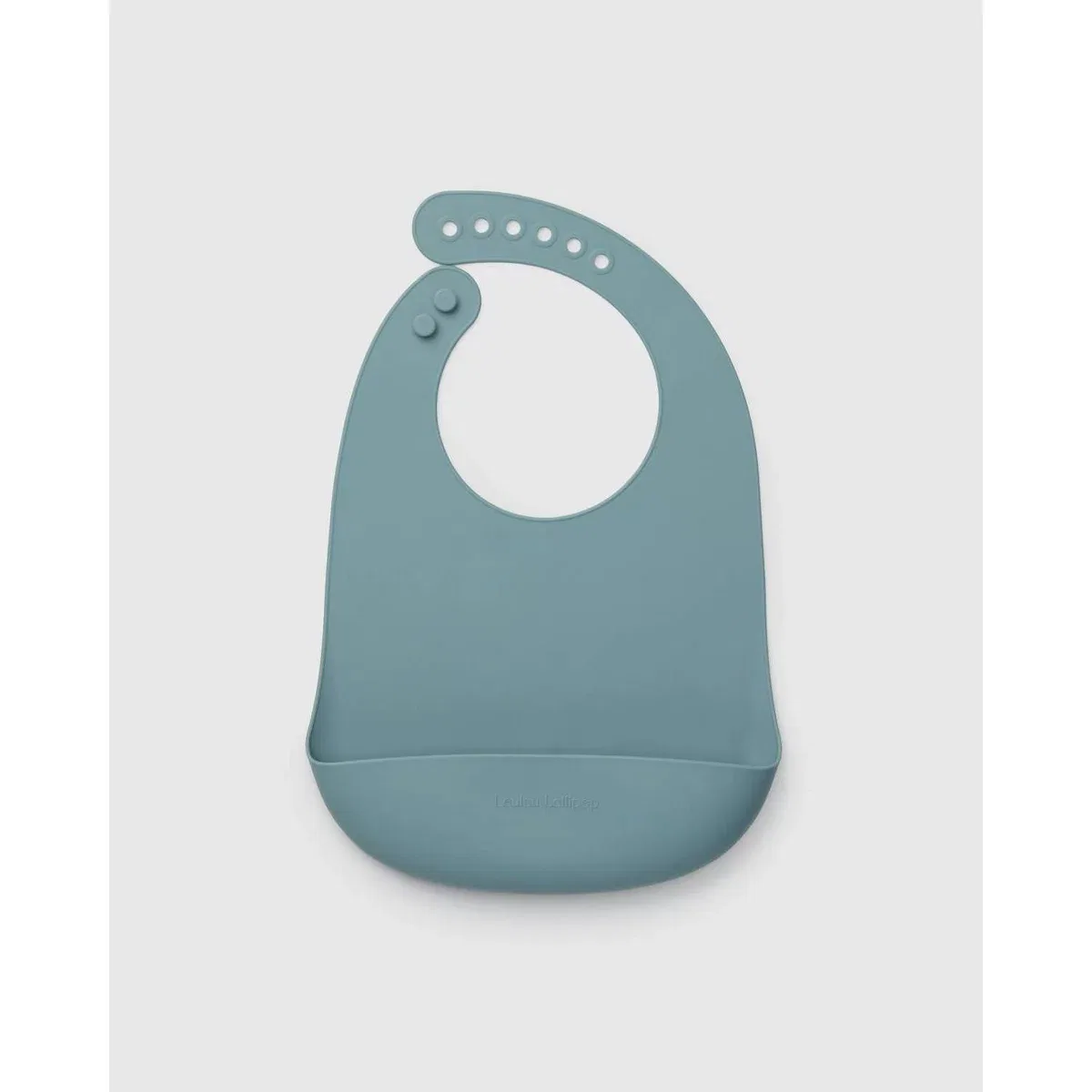 картинка Детский силиконовый нагрудник Loulou Lollipop INFANT BASICS/FURNITURE, Slate от магазина Одежда+