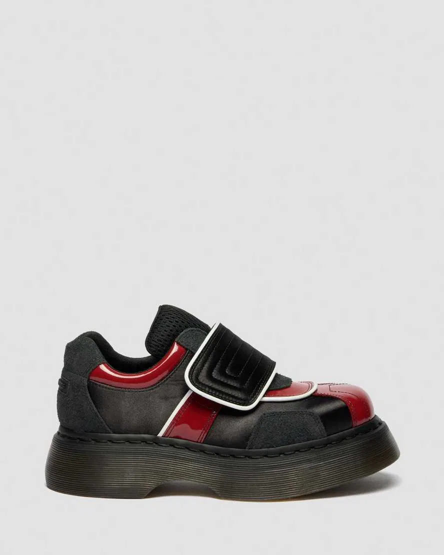 картинка Кроссовки Dr Martens Buzz Strap, смешанные материалы, черный от магазина Одежда+