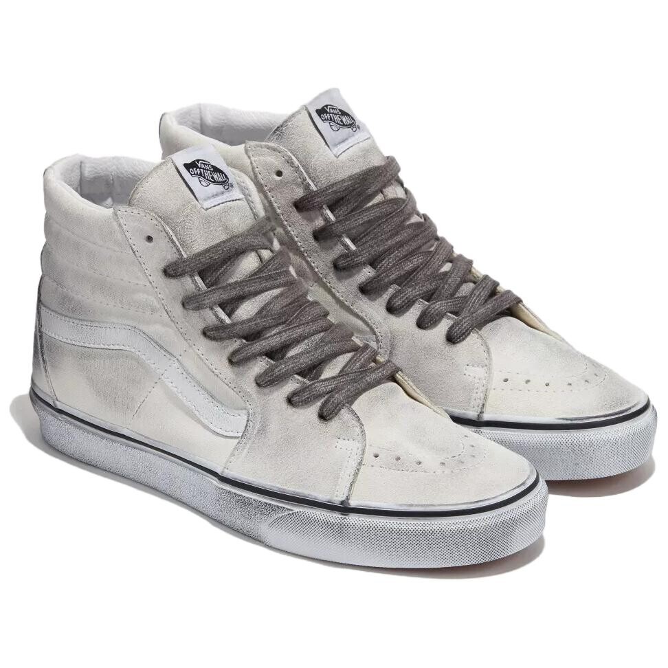 картинка Кеды, SK8 Скейтборд обувь унисекс высокие белый Vans от магазина Одежда+