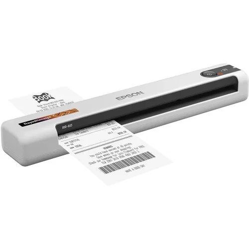 картинка Мобильный сканер чеков и цветных документов Epson RapidReceipt RR-60 от магазина Одежда+