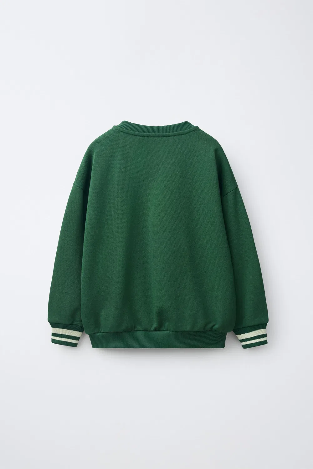 картинка Толстовка с принтом и нашивкой ZARA, GREEN от магазина Одежда+