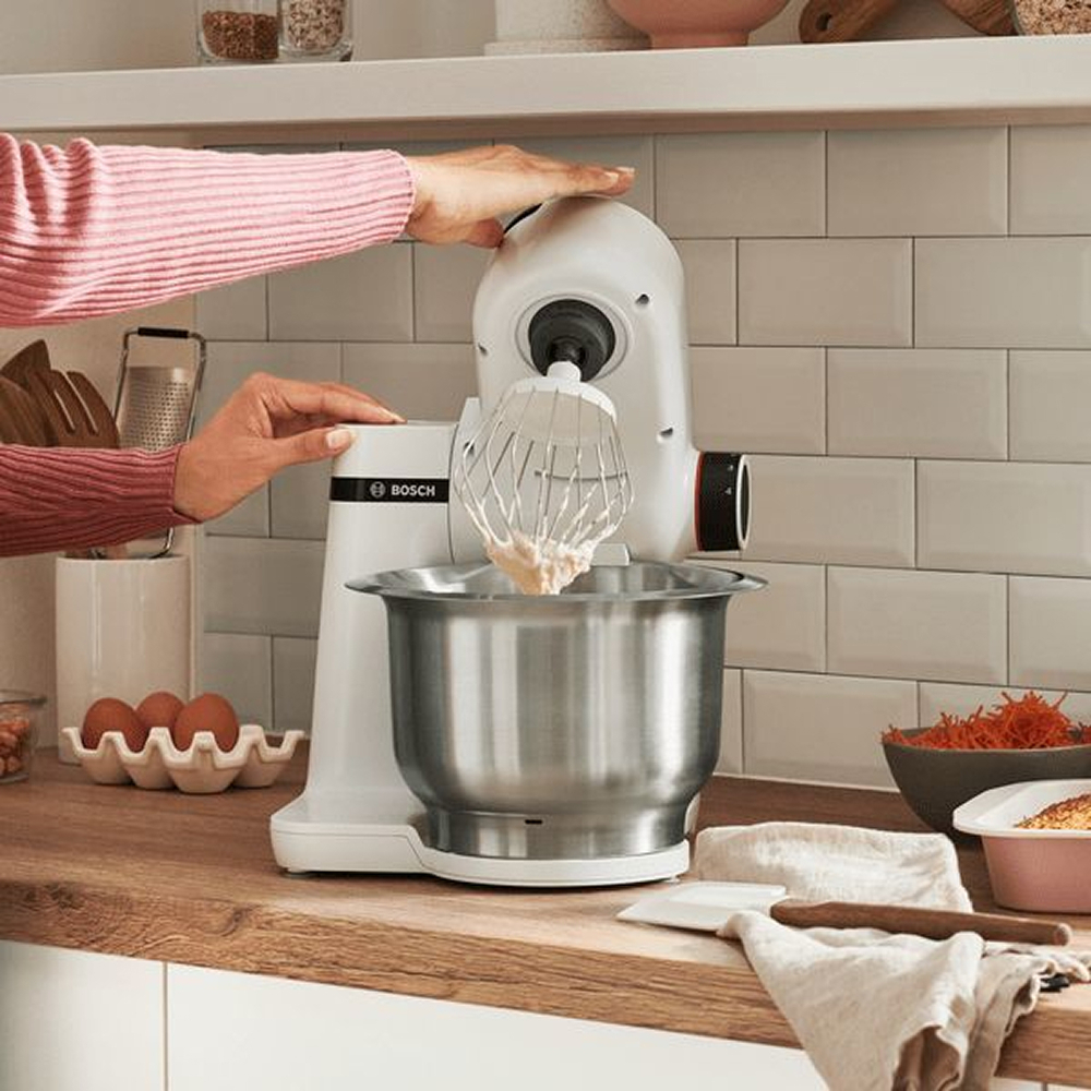 картинка Комбайн Bosch MUMS2EW00, 700 Вт, 3,8л, белый от магазина Одежда+