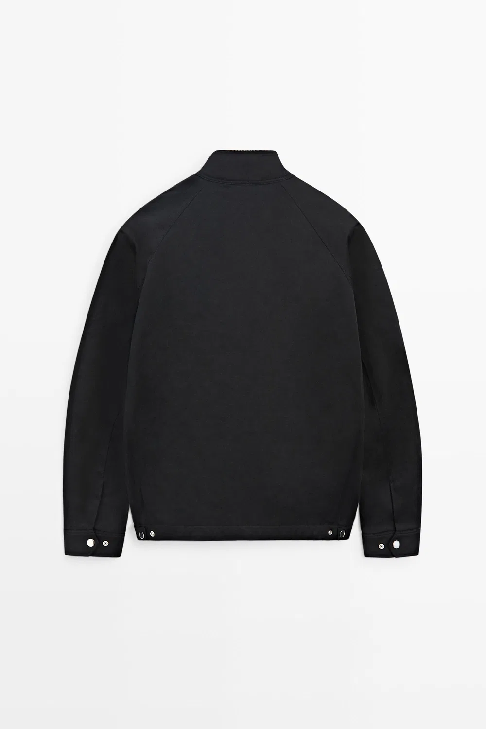 картинка Куртка-бомбер Massimo Dutti With Collar Detail, темно-синий от магазина Одежда+