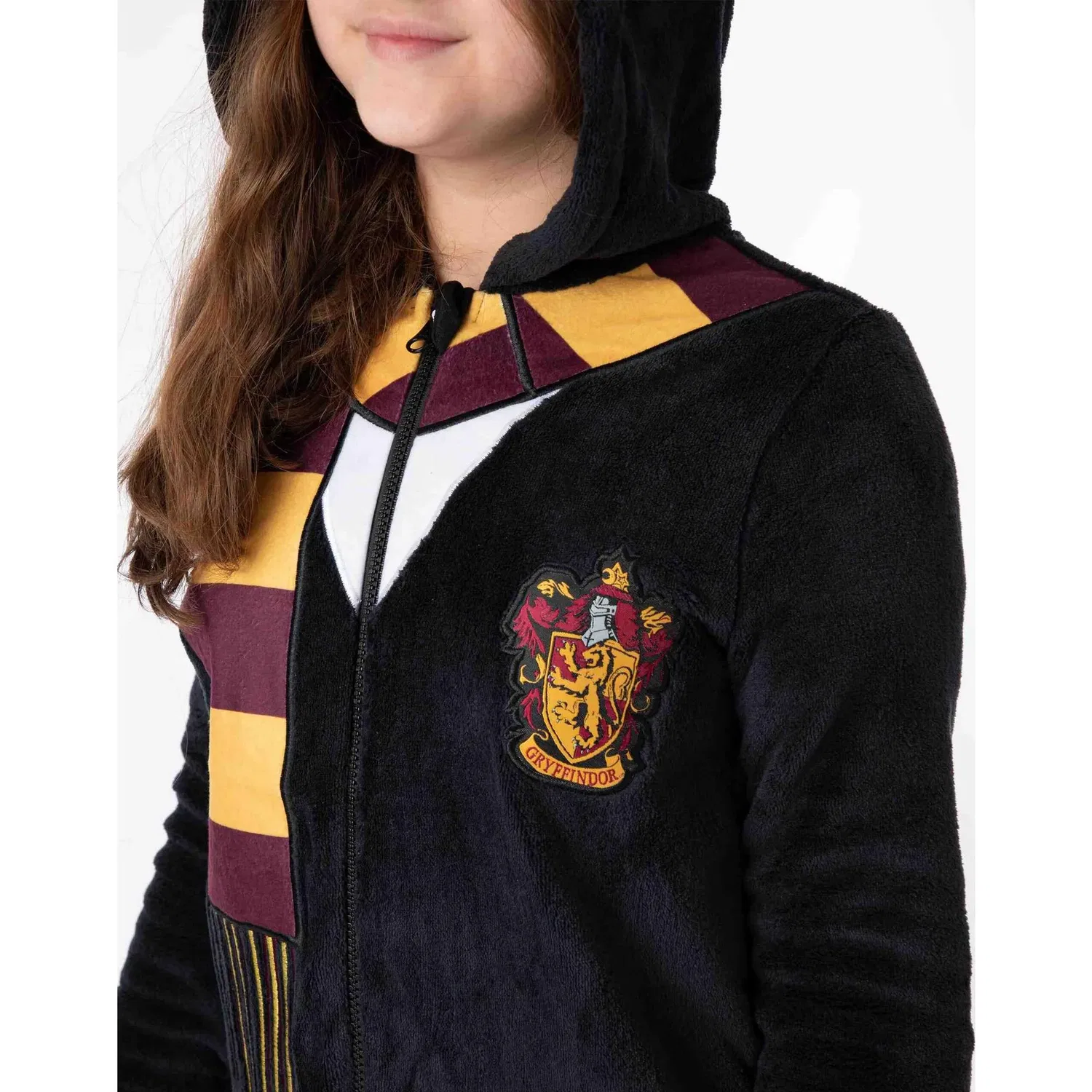 картинка Пижама-комбинезон с капюшоном Gryffindor Harry Potter, черный от магазина Одежда+