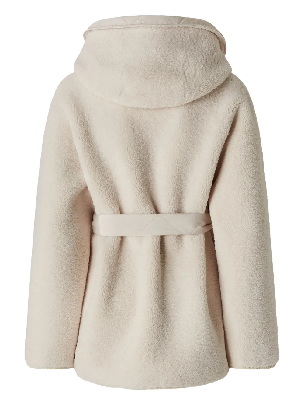 картинка Куртка с капюшоном и поясом PINKO, нейтральный от магазина Одежда+