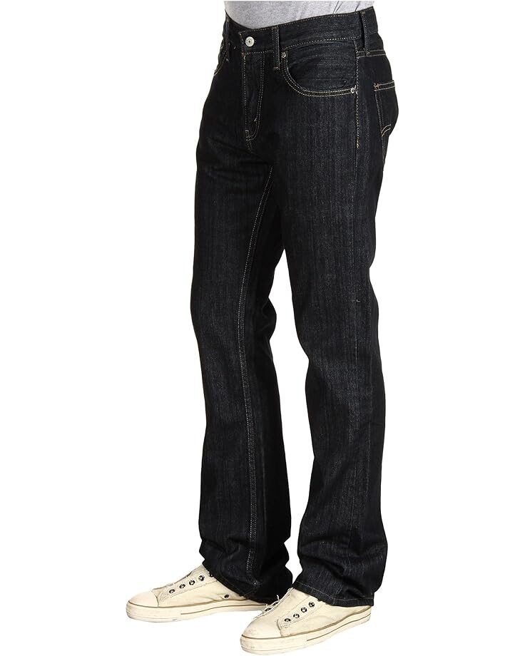 картинка Джинсы Levi’s 527 Slim Bootcut, темно-синий деним классический от магазина Одежда+