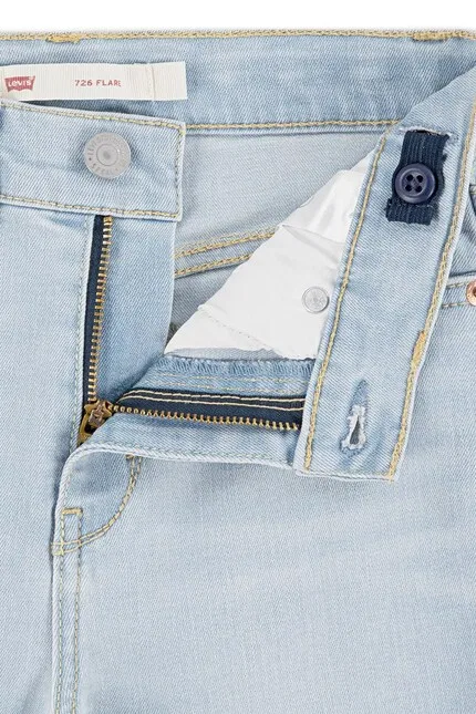 картинка Джинсы с завышенной талией 726 FLARE Levi's, синий от магазина Одежда+