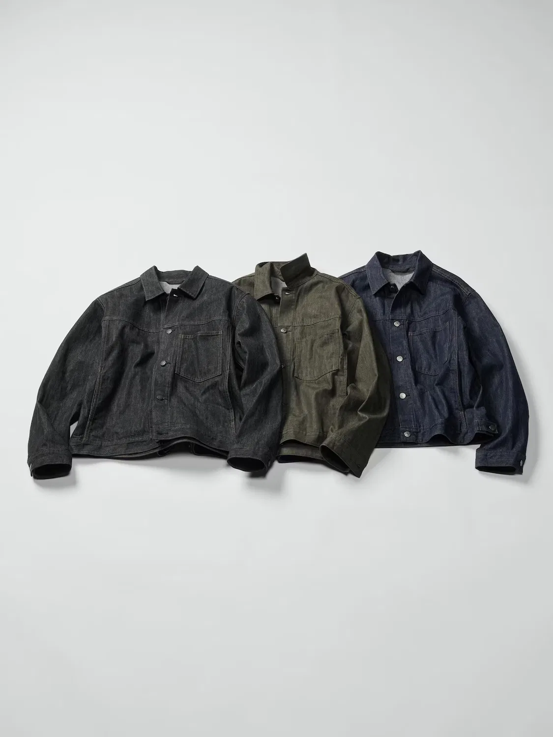 картинка Джинсовая куртка Uniqlo, для повседневной носки, черный от магазина Одежда+