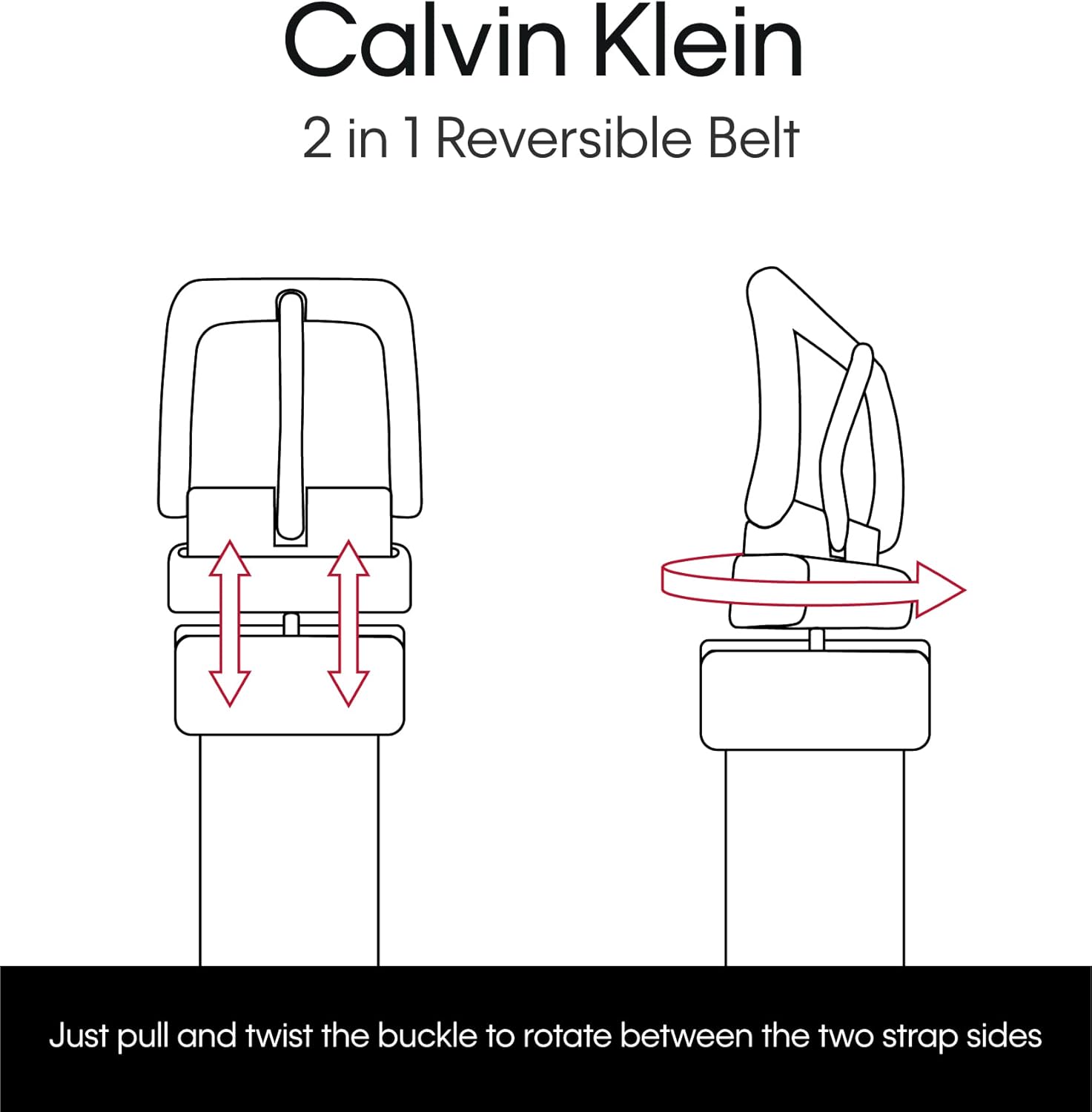 картинка Мужской двусторонний ремень Calvin Klein от магазина Одежда+