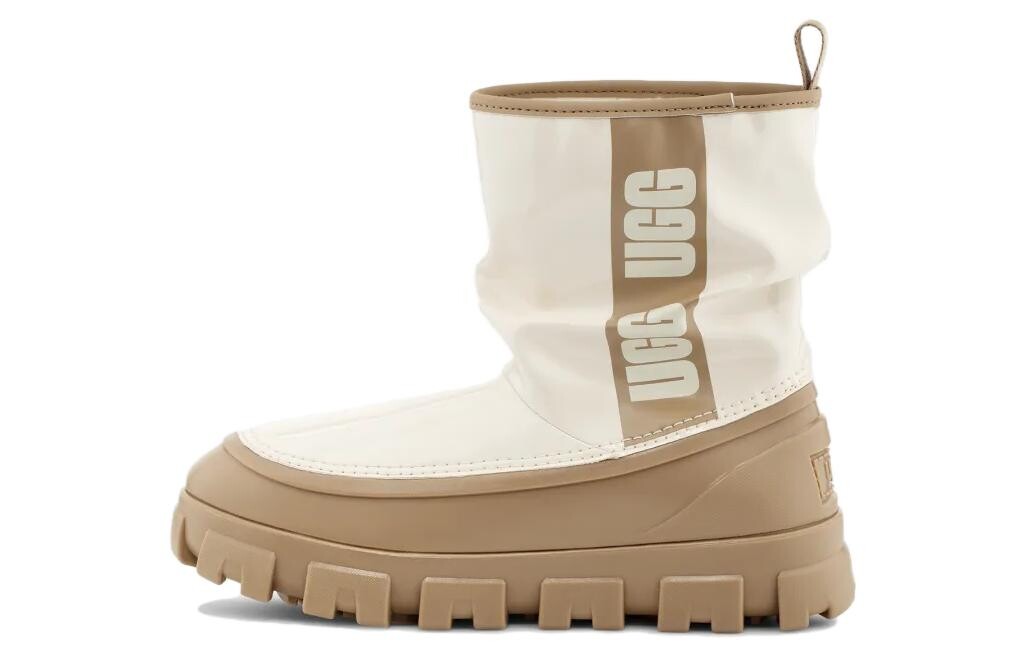 картинка Женские сапоги UGG на платформе, молочный цвет от магазина Одежда+