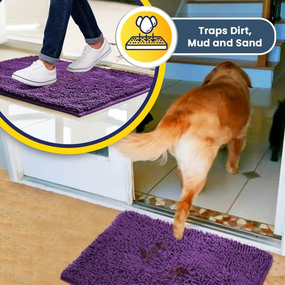 картинка Коврик универсальный Muddy Mat, 61х153 см, фиолетовый от магазина Одежда+