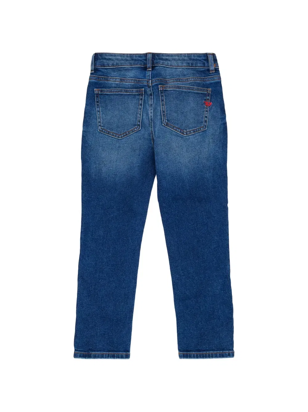 картинка Узкие джинсы 2004 с эффектом пертости Diesel Kids, синий от магазина Одежда+