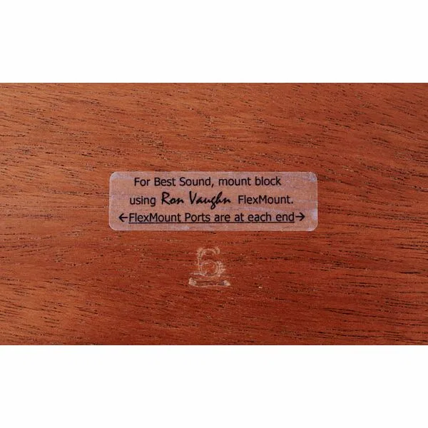 картинка Вуд-блок Ron Vaughn W-6, Eb5, Mahogany от магазина Одежда+