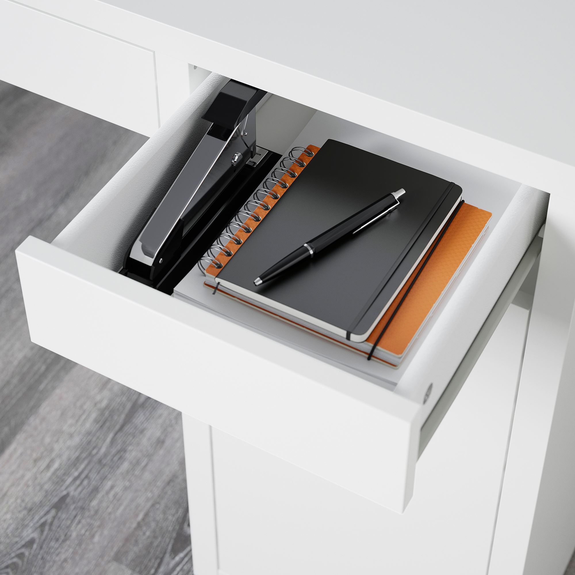 картинка Письменный стол IKEA MICKE, 105x50 см, белый от магазина Одежда+