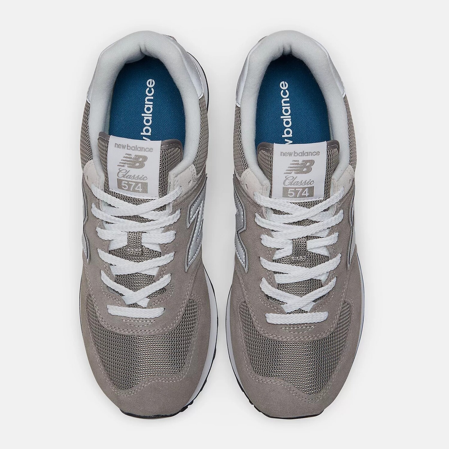 картинка Кроссовки New Balance 574 Core, серый/белый от магазина Одежда+