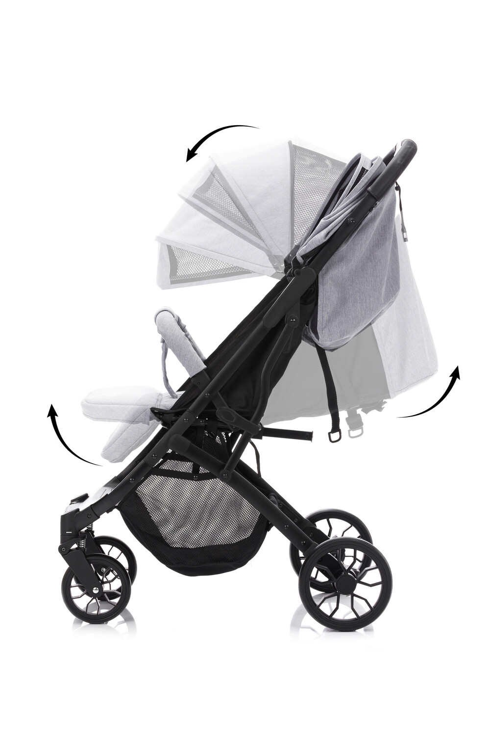 картинка BUGGY Styler Elite Коляска, светло-серый от магазина Одежда+
