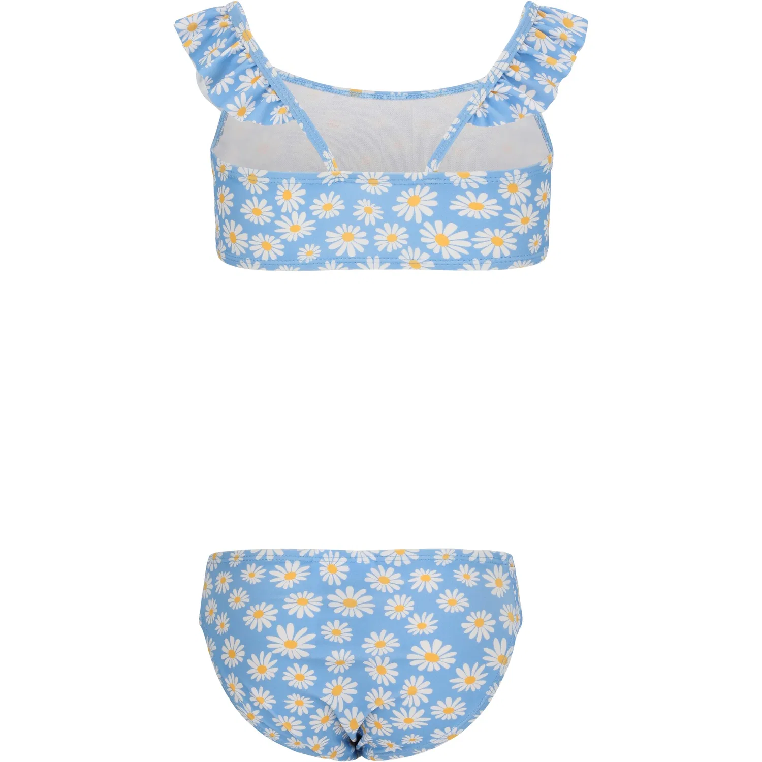 картинка Детское бикини с рюшами Carly ZIGZAG, Blue-Yellow от магазина Одежда+