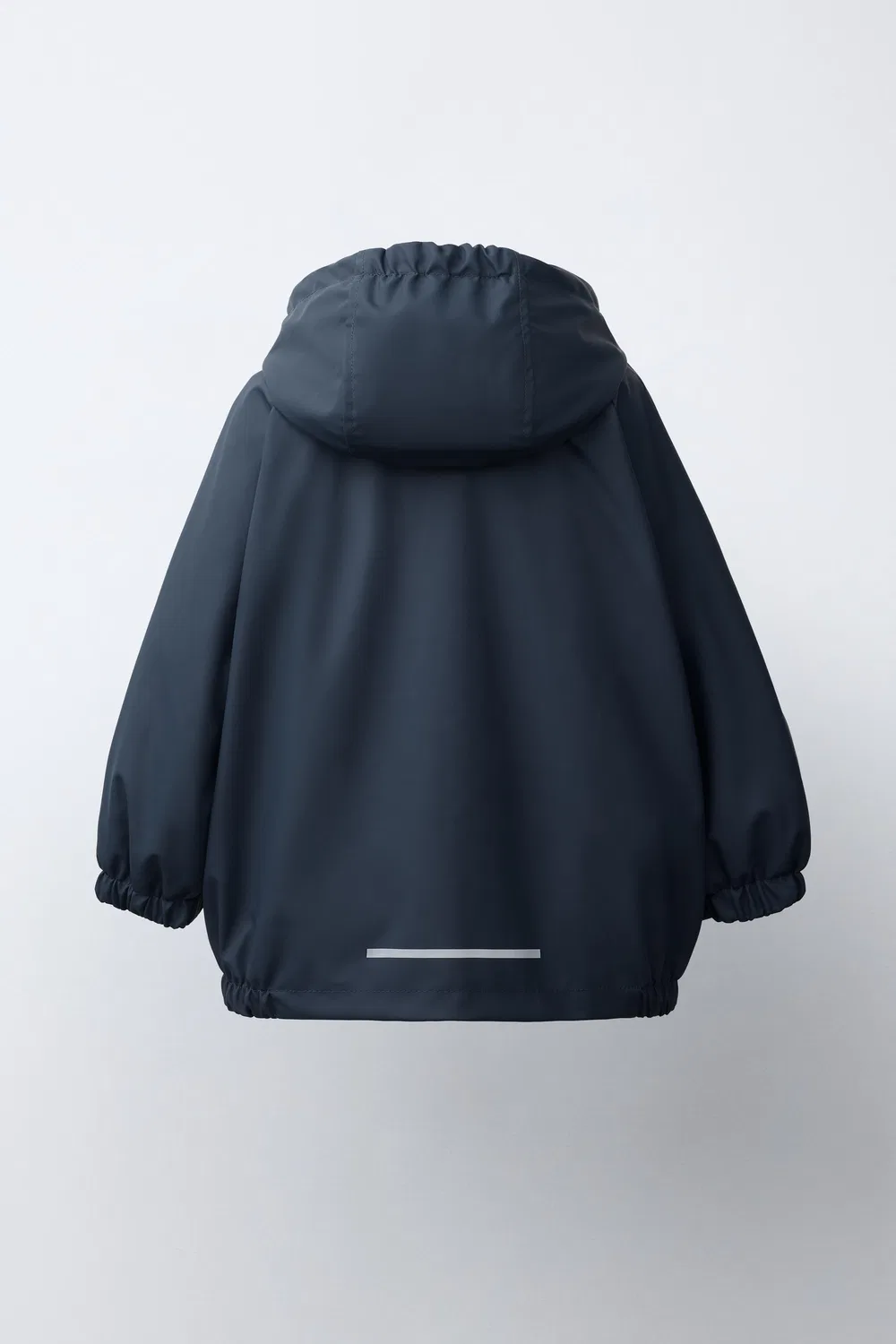 картинка Водоотталкивающий прорезиненный дождевик ZARA, Navy blue от магазина Одежда+