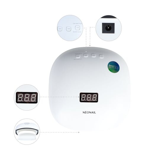 картинка Светодиодная лампа Neonail 36W/48 с ЖК-дисплеем от магазина Одежда+