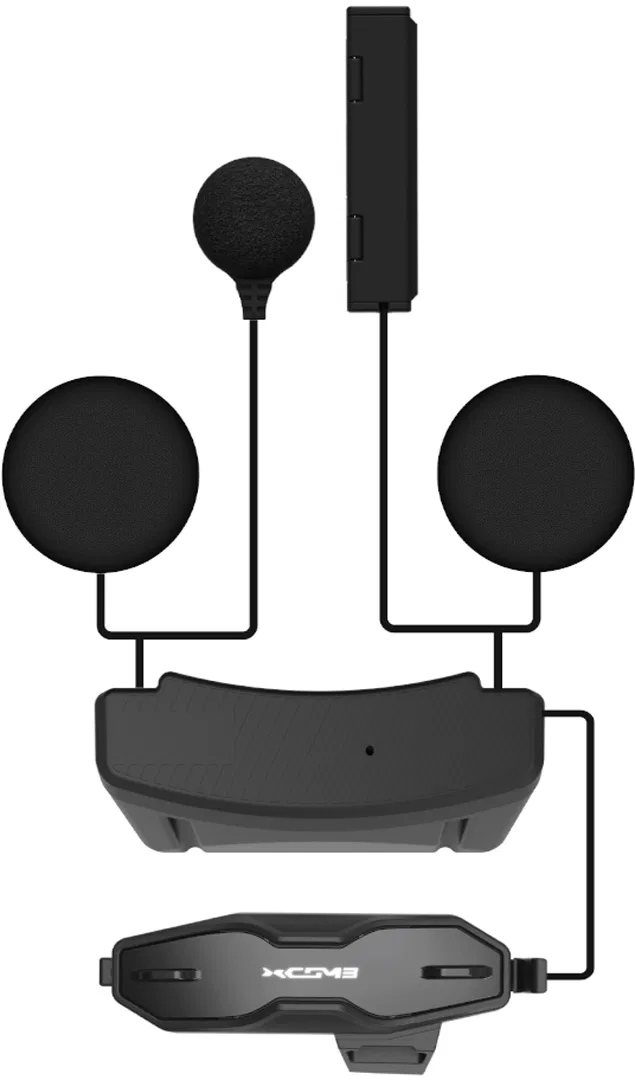 картинка Коммуникационная система Nexx X.COM3 Bluetooth черный, Schwarz от магазина Одежда+