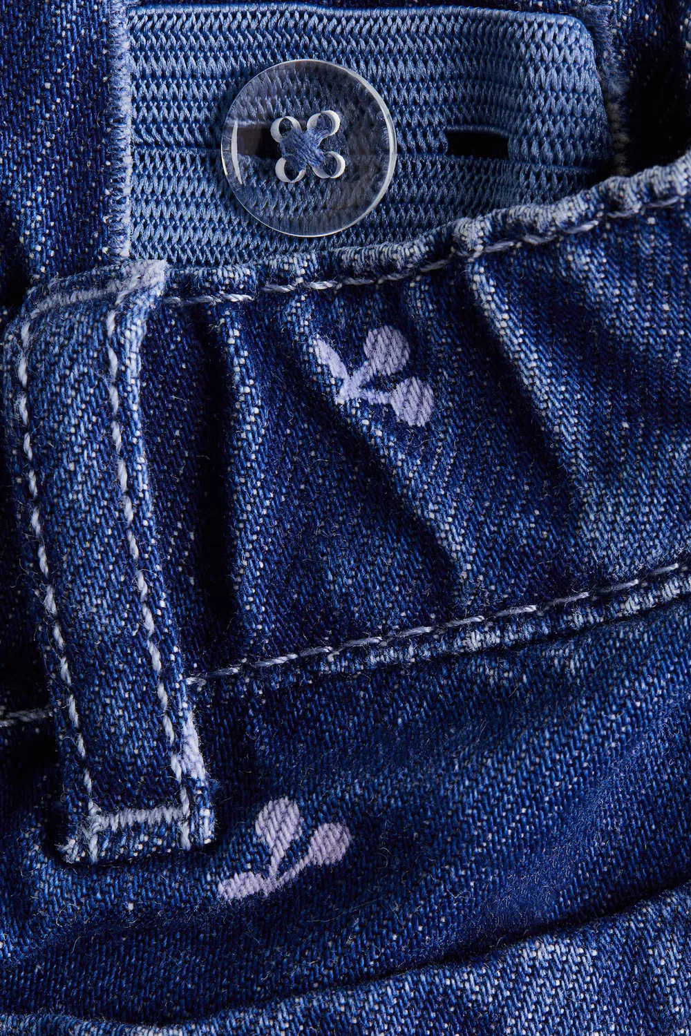 картинка Джинсы-Клеш H&M, Dunkles Denimblau/Kirschen от магазина Одежда+
