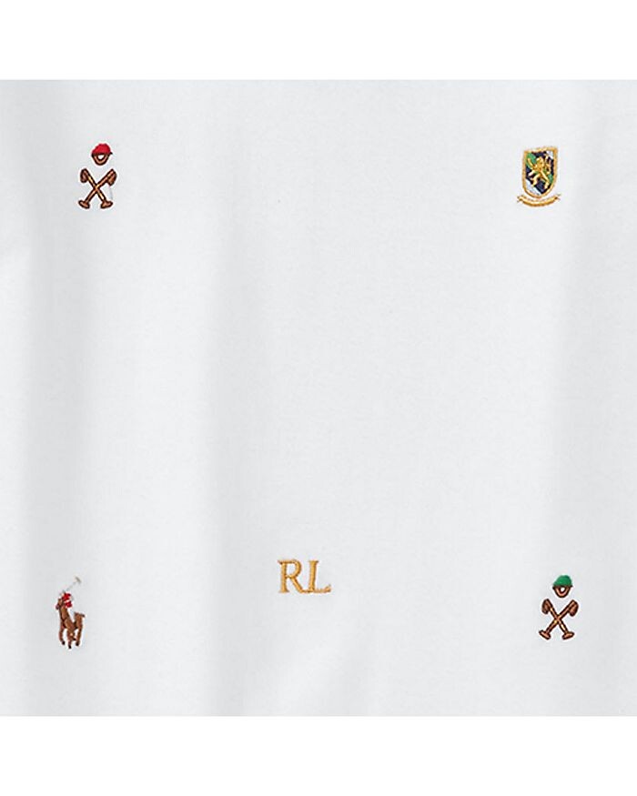 картинка Комбинезон с вышивкой для мальчиков Ralph Lauren — для малышей, белый от магазина Одежда+
