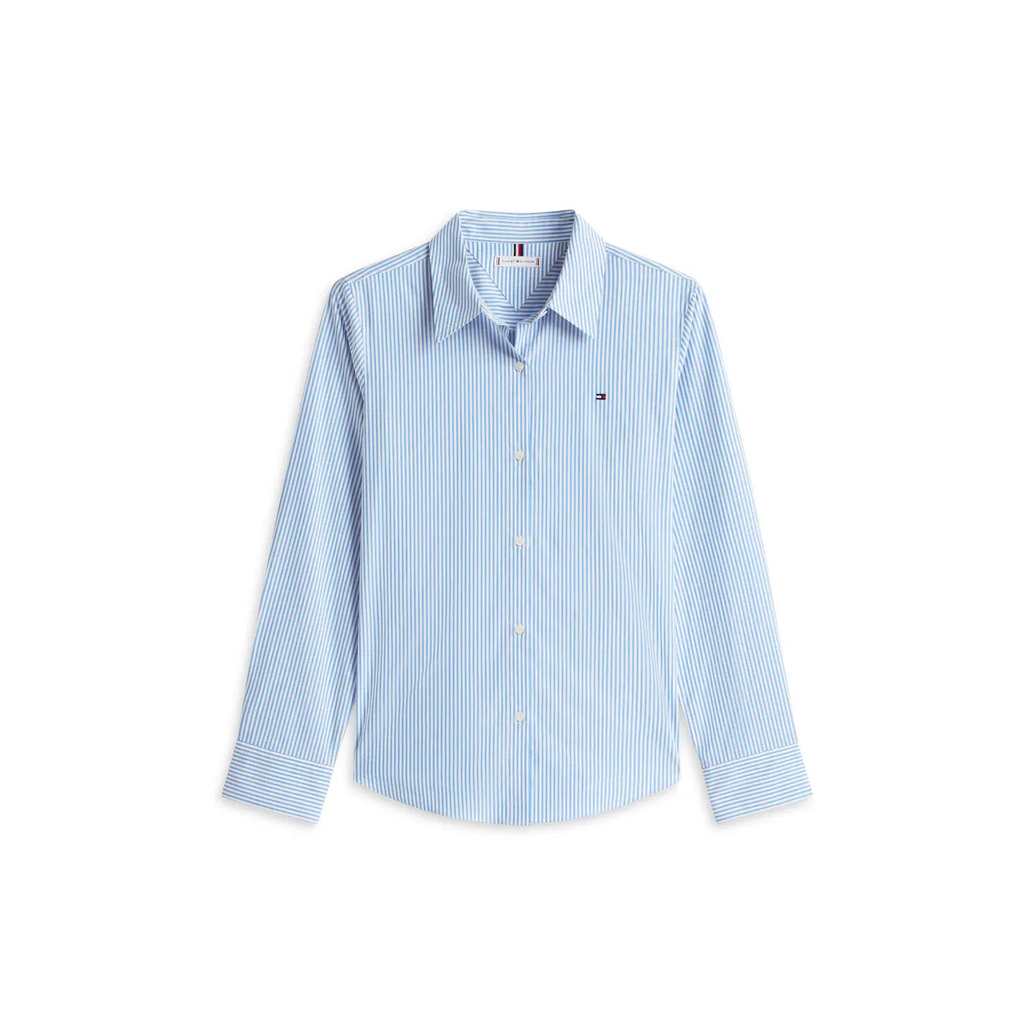картинка Женская хлопковая рубашка Tommy Hilfiger, Blue от магазина Одежда+