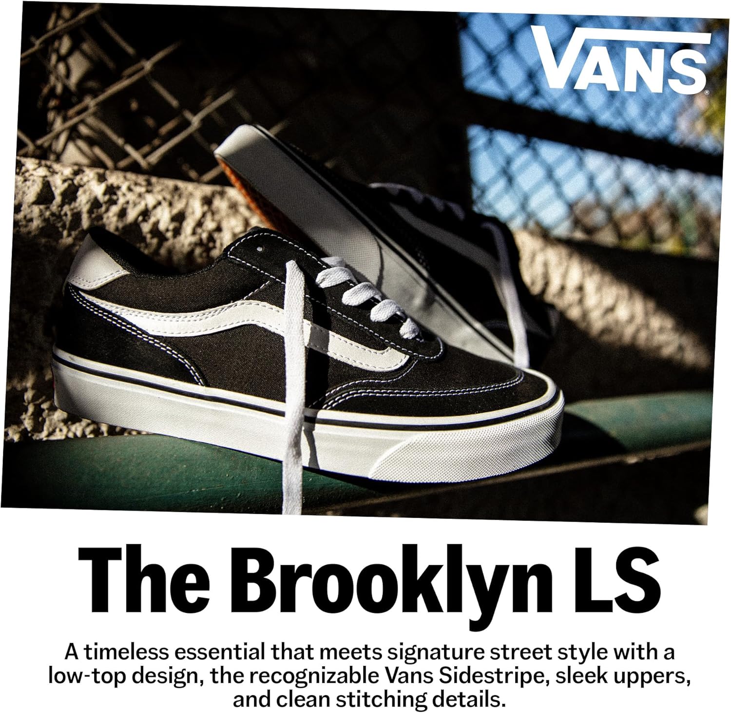 картинка Кеды Vans Brooklyn LS — белые от магазина Одежда+