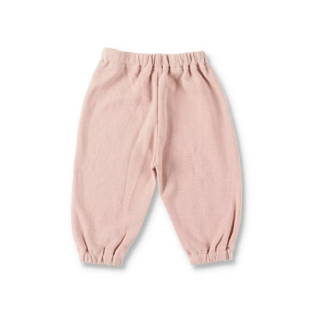 картинка [/Детские100% мягкий вафельный хлопок] Длинные штаны Branshes, Light pink от магазина Одежда+