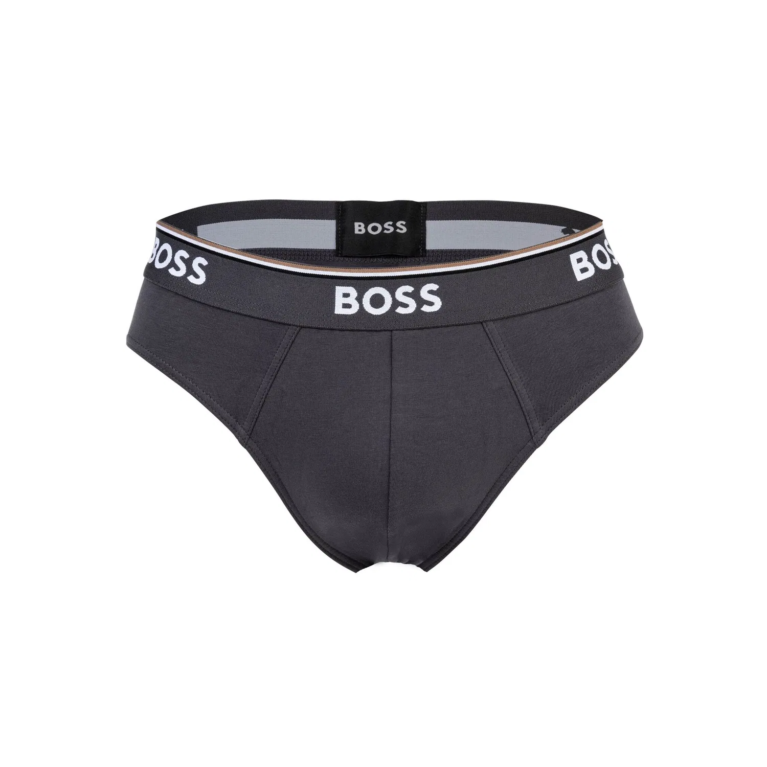 картинка Мужские слипы из хлопка с эластаном BOSS, Gray от магазина Одежда+