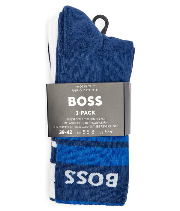 картинка Носки в рубчик Boss с полосками, 3 пары от магазина Одежда+