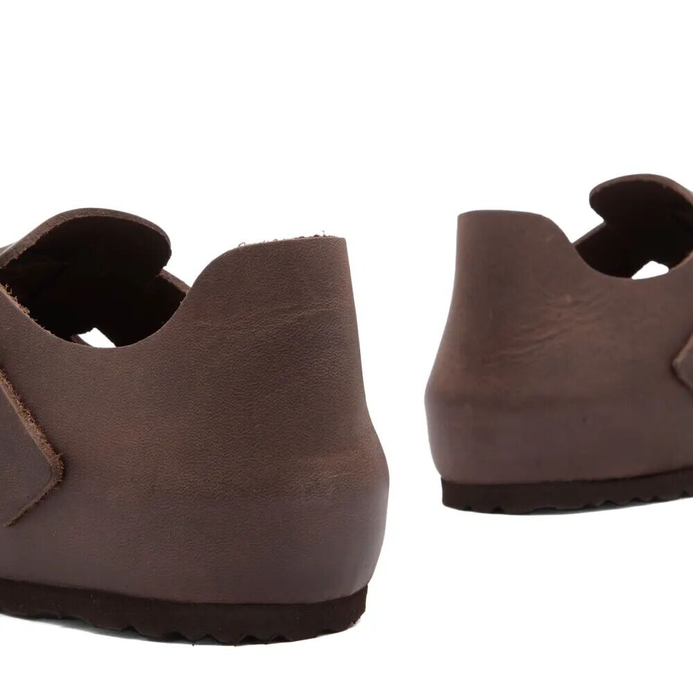 картинка Мюли Birkenstock London Oiled, темно-коричневые от магазина Одежда+