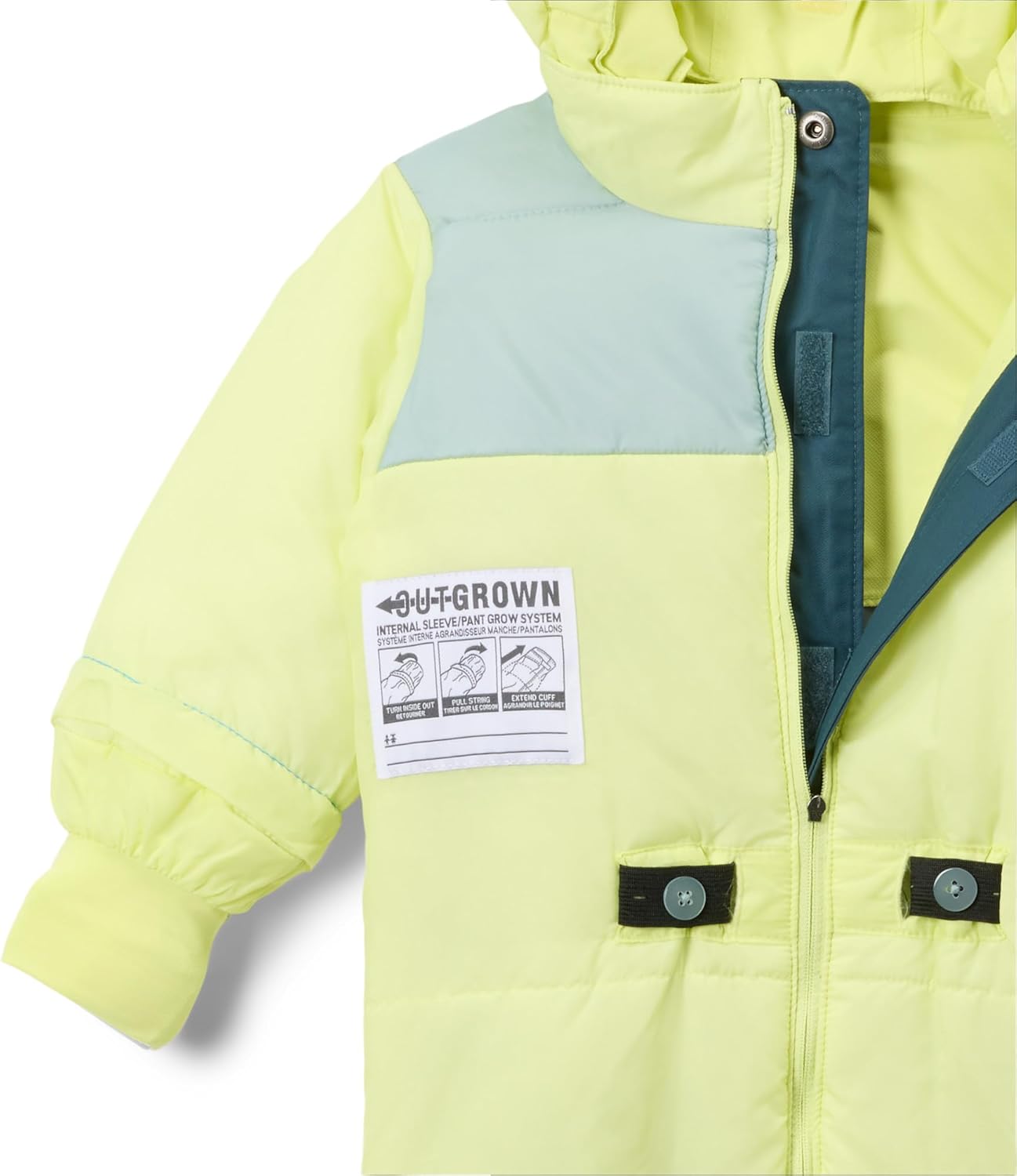 картинка Columbia мальчиков Buga III комбинезон, Everblue/Neon Light/Crushed Blue от магазина Одежда+