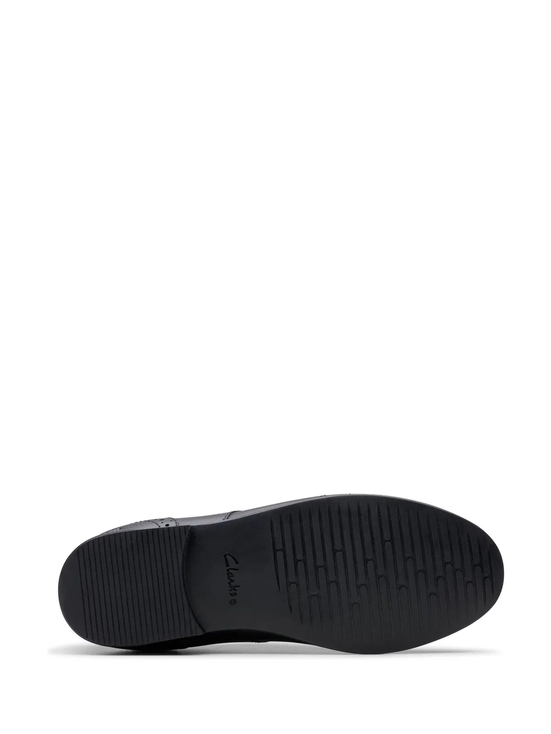 картинка Туфли Clarks Finja Brogue, узкая колодка, черный от магазина Одежда+