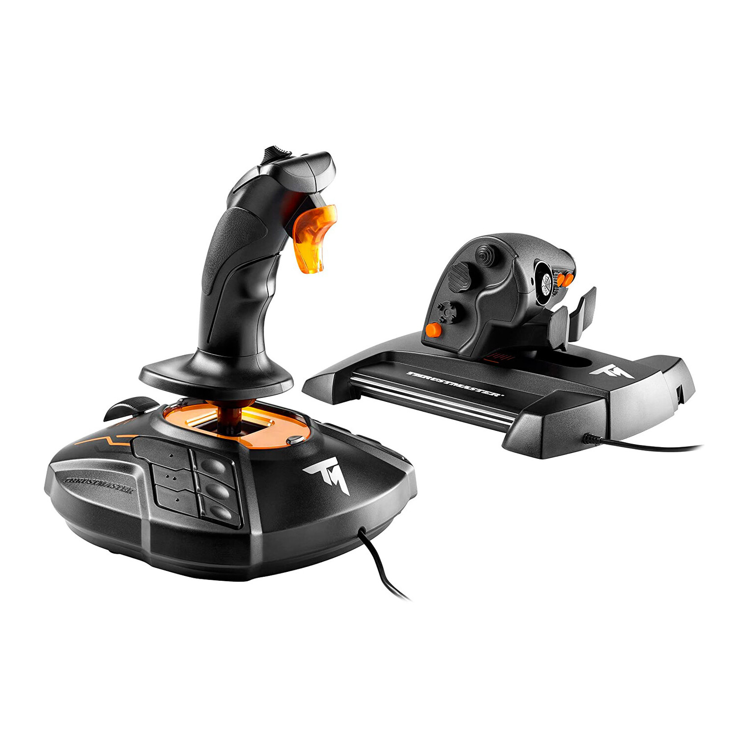 картинка Джойстик Thrustmaster T.16000M FCS Hotas, черный/оранжевый от магазина Одежда+
