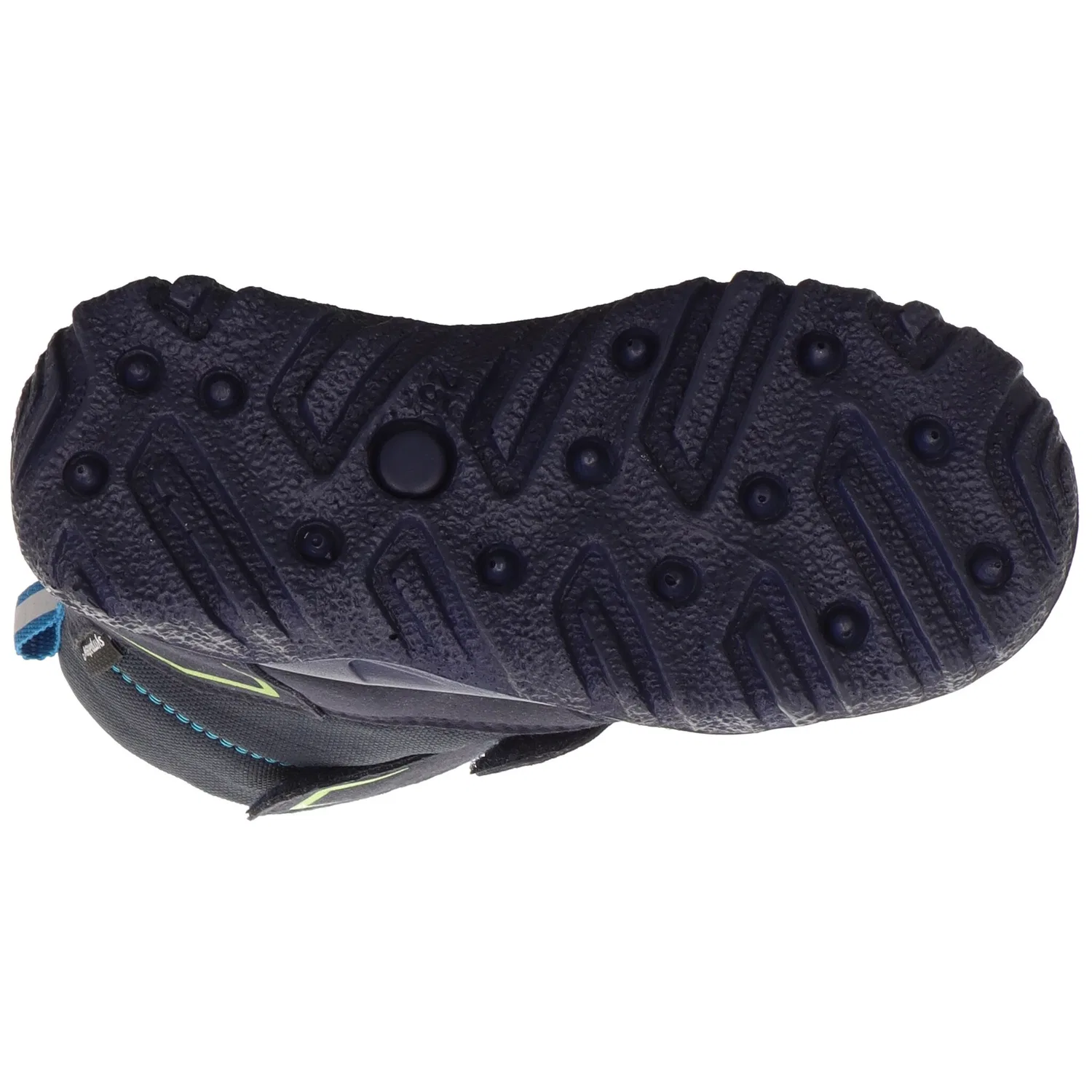 картинка Детские зимние дутики на липучках Superfit, Dark Blue/Light Green от магазина Одежда+