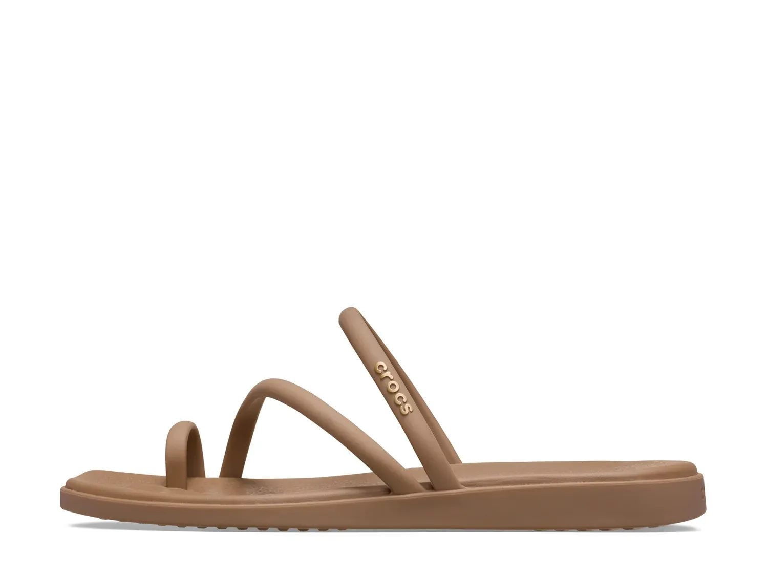 картинка Сандалии Crocs Miami Toe Loop - женские, светло-коричневые от магазина Одежда+