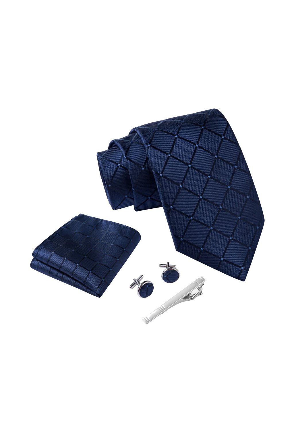 картинка Запонки SET - Tie Massi Morino, темно-синий от магазина Одежда+