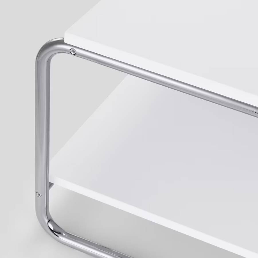 картинка Стол Ikea Baggboda, 71x50 см, белый от магазина Одежда+