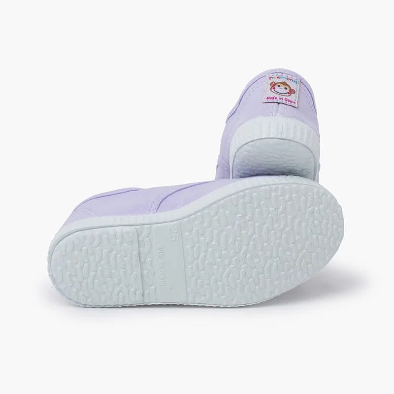 картинка Детские кеды без шнурков Pisamonas Canvas Rubber Toe Shoes, Purple от магазина Одежда+