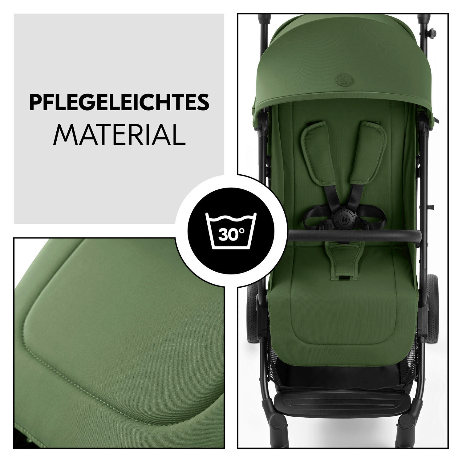 картинка Buggy travel n care plus green Hauck, зеленый от магазина Одежда+