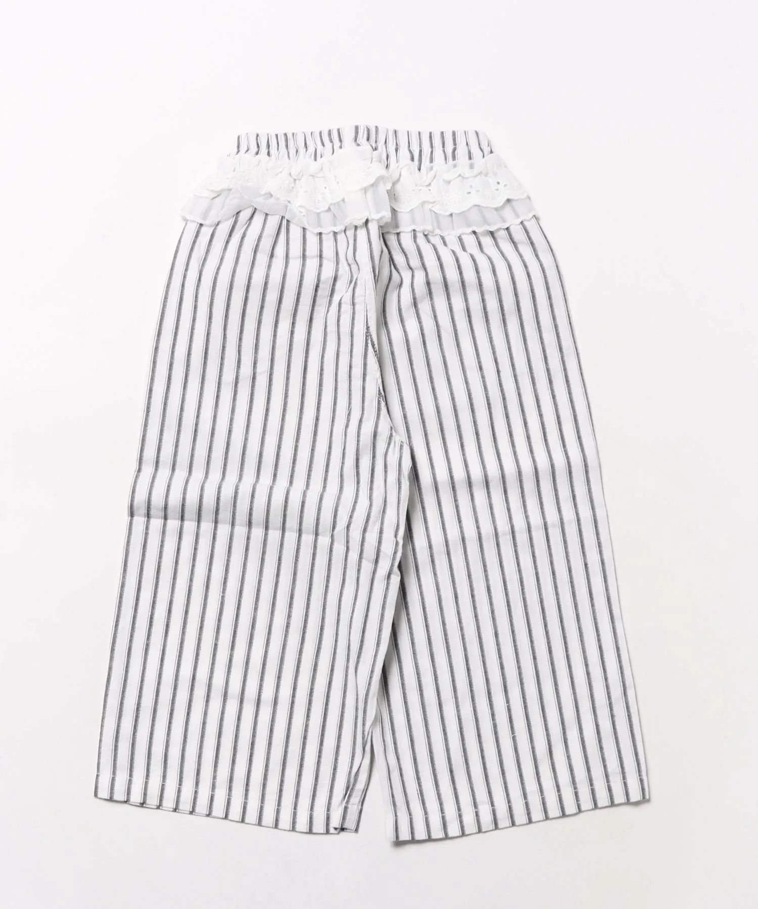 картинка Детские полосатые широкие штаны Aimoha Kids, gray от магазина Одежда+