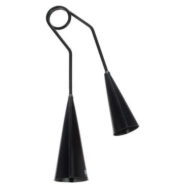 картинка Агого колокольчик Nino 505, двухтональный, стальной, Black от магазина Одежда+