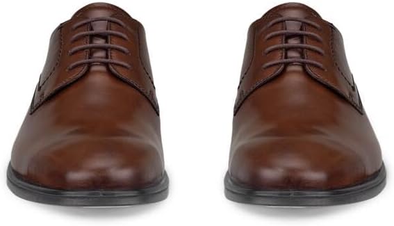 картинка Туфли мужские Ecco Melbourne, оксфорды, кожаные, Mink от магазина Одежда+